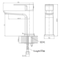 Gunmetal Mono Basin Mixer Tap With Waste - Zana