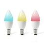 electriQ Smart dimmable colour Wifi Bulb with B15 bayonet ending - Alexa & Google Home compatible - 3 Pack