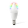 electriQ Smart dimmable colour Wifi Bulb with B15 bayonet ending - Alexa & Google Home compatible - 5 Pack