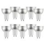 electriQ Smart dimmable colour Wifi Bulb with GU10 short spotlight fitting - Alexa & Google Home compatible - 10 Pack