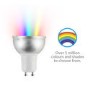 electriQ Smart dimmable colour Wifi Bulb with GU10 short spotlight fitting - Alexa & Google Home compatible - 10 Pack