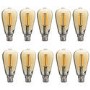 electriQ Smart dimmable Wifi filament bulb with B22 bayonet fitting - 10 Pack