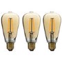 electriQ Smart dimmable Wifi filament bulb with E27 screw fitting - 3 Pack