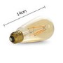electriQ Smart dimmable Wifi filament bulb with E27 screw fitting - 3 Pack