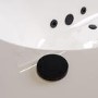 Double Ended Whirlpool Spa Bath with 6 Matt Black Whirlpool Jets 1700 x 750mm - Burford