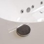 Double Ended Whirlpool Spa Bath with 8 Chrome Whirlpool Jets 1700 x 750mm - Burford