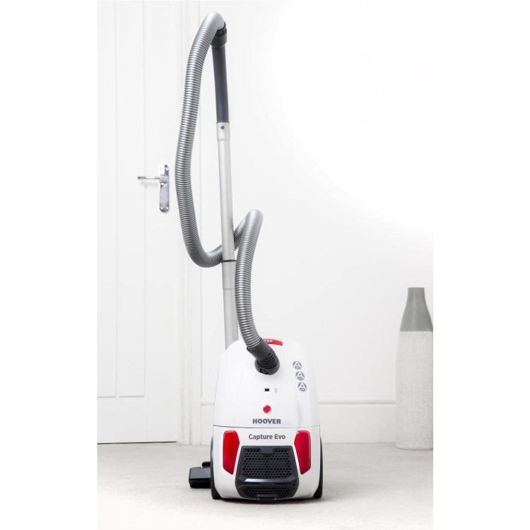 Hoover BV71CP10 Capture Evo 700W Bagged Cylinder Vacuum Cleaner - White