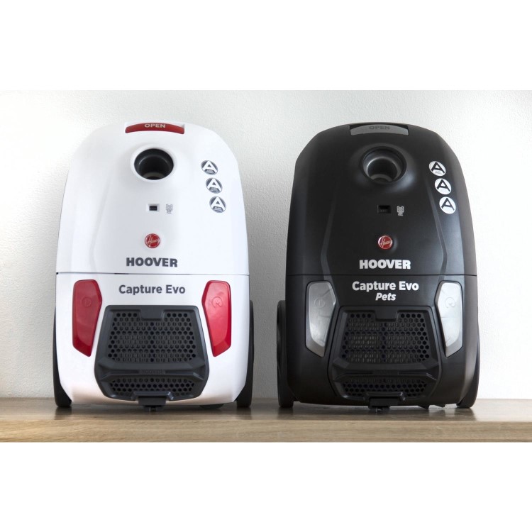 Hoover BV71CP10 Capture Evo 700W Bagged Cylinder Vacuum Cleaner - White
