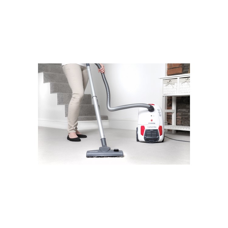 Hoover BV71CP10 Capture Evo 700W Bagged Cylinder Vacuum Cleaner - White