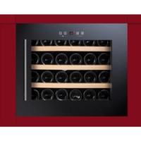 Baumatic BWC455BGL 24 Bottle Built-in Electronic Wine Cabinet Black