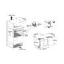 Baumatic BWC455BGL 24 Bottle Built-in Electronic Wine Cabinet Black