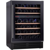 Baumatic BWC605SS Dual Zone 46 Bottle Wine Cooler Black And Stainless Steel