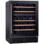 Baumatic BWC605SS Dual Zone 46 Bottle Wine Cooler Black And Stainless Steel