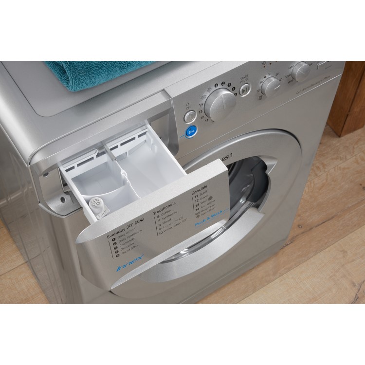 GRADE A2 - Indesit BWC61452S Innex 6kg 1400rpm Freestanding Washing Machine - Silver