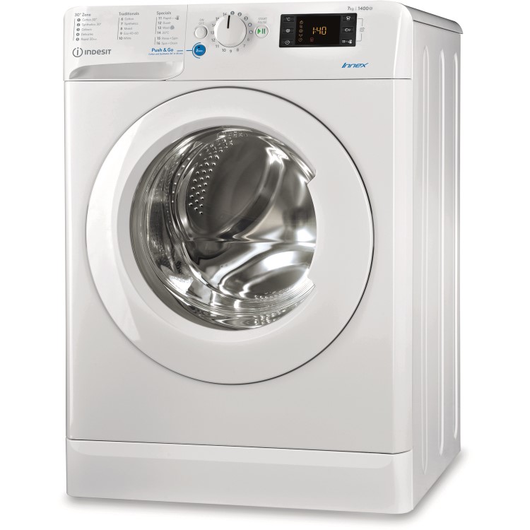 Refurbished Indesit Innex BWE71452WUKN Freestanding 7KG 1400 Spin Washing Machine White