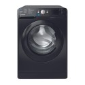 BWE81496XKVUK Indesit Push&Go 8kg 1400rpm Washing Machine - Black