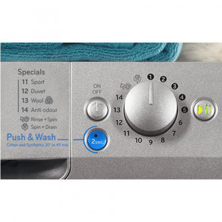 Indesit 9kg 1400rpm Freestanding Washing Machine - Silver