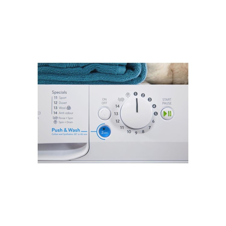 GRADE A1 - Indesit BWE91484XW Innex 9kg 1400rpm Freestanding Washing Machine - White