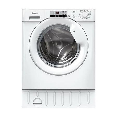 GRADE A1 - Baumatic BWMI148D-80 8kg 1400rpm Integrated Washing Machine