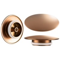 Brushed Bronze Bath Waste Cover Upgrade Brushed Bronze Bath Waste Cover Upgrade