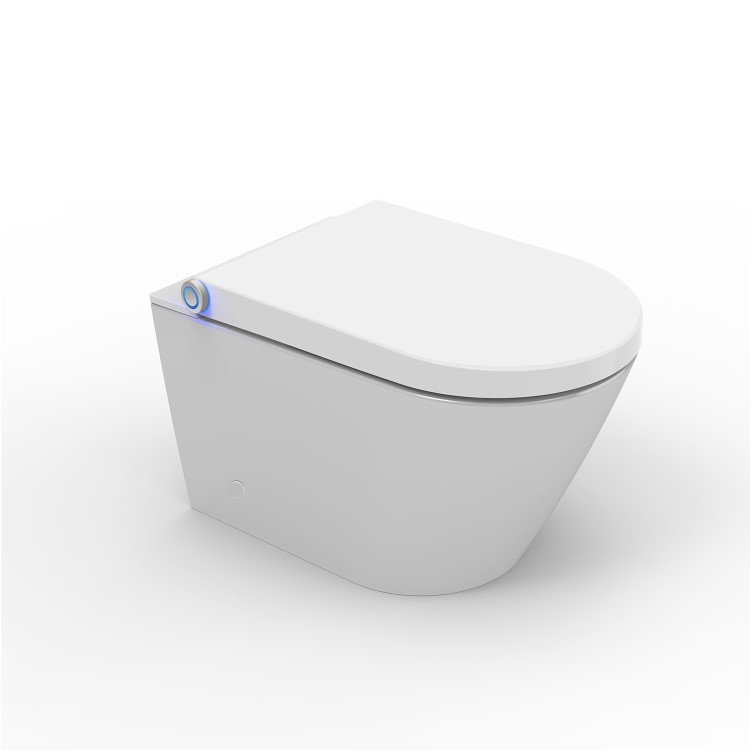 GRADE A1 - Back to Wall Bidet Toilet Combo- Built in Dryer & Spray-Purificare
