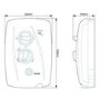 Triton T80Z Fast-Fit White 7.5kW Electric Shower