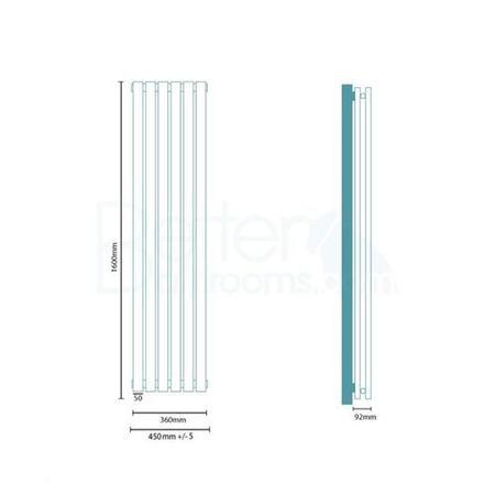 Nevada Beta Heat 1600 x 360mm Double Panel White Radiator