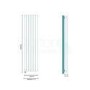Nevada Beta Heat 1600 x 360mm Double Panel White Radiator