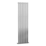 Vega Flat Single Panel Chrome Vertical Radiator - 1800 x 450mm 