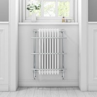 Huntington Wall Hung Traditional Bathroom Towel Radiator - 1000 x 630mm