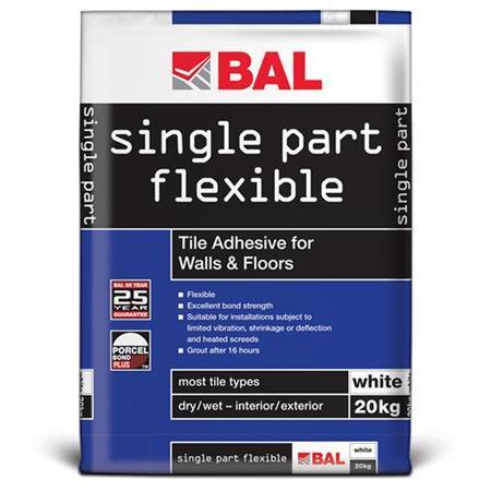 BAL Single Part Flexible Adhesive-Single Part Flexible WHITE