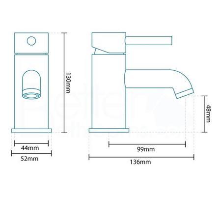 Lora Basin Mixer and Bath Shower Mixer Tap Pack