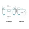 GRADE A1 - Form Basin Mixer and Bath Filler Tap Pack