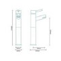 Deluxe Extended Basin Mixer Tap - Peru Range