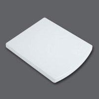 White Square Soft Close Toilet Seat - Tabor  White Square Soft Close Toilet Seat - Tabor