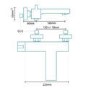 Euphoria Premium Wall Mounted Bath Shower Mixer 