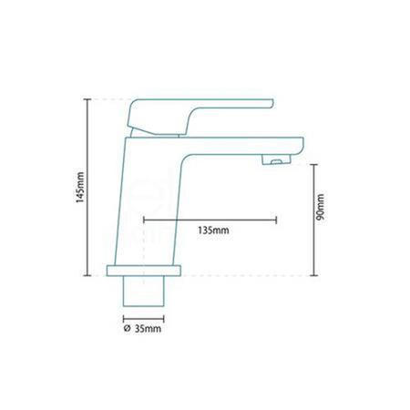 Premium Basin Mixer Tap - Serrato Range