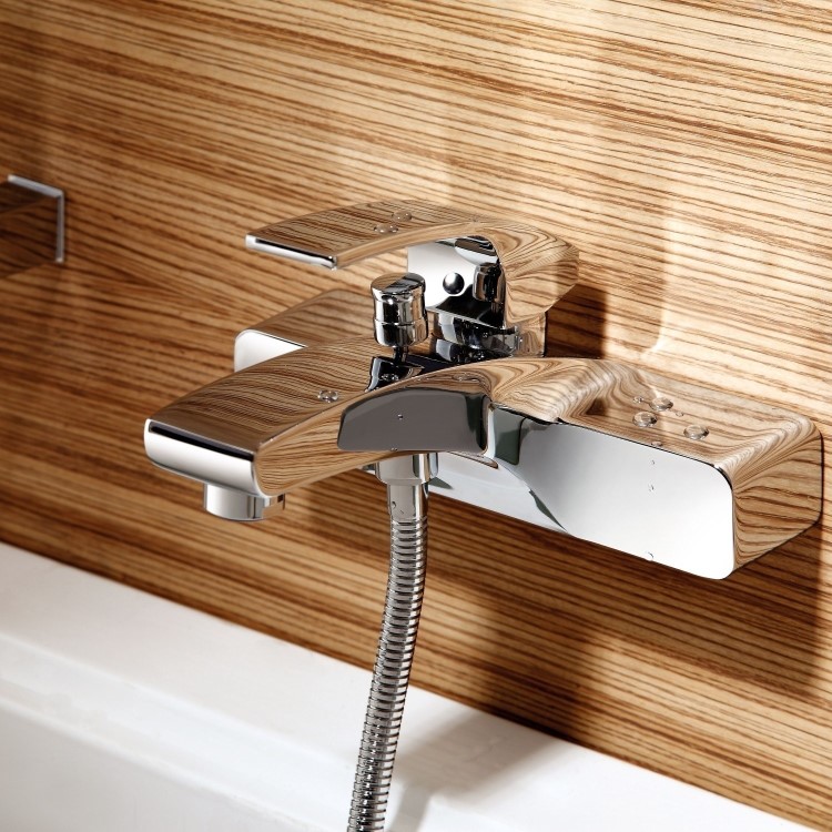 Wall Mounted Bath Shower Mixer - Serrato Range
