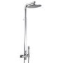 Centry Rigid Riser Shower Rail Kit with Dual Valve 