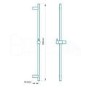 Cima Multi Function Slide Shower Rail Kit