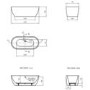 Modern Freestanding Bath Suite with Toilet & Basin - Lisbon 