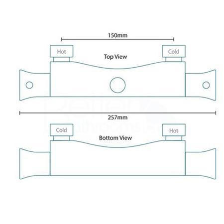 Thermostatic Bar Shower Valve - Larkin Range