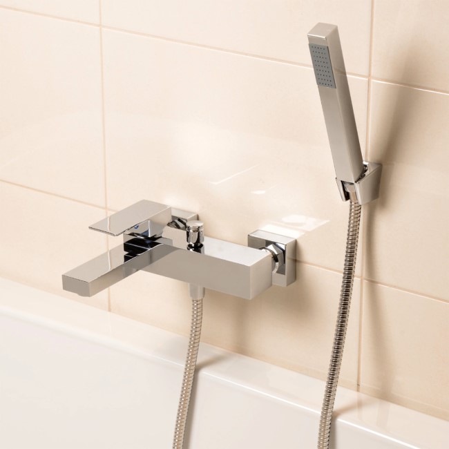 Wall Mounted Bath Shower Mixer - Curve Range