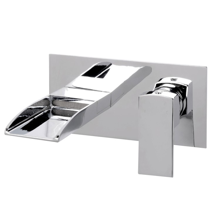GRADE A1 - Waterfall Wall Mounted Bath Filler - Tabor Range