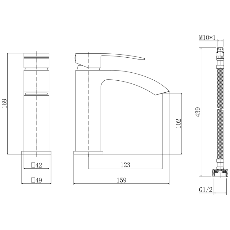 ONLY OPENED - Wave Mono Basin Mixer WL35811E
