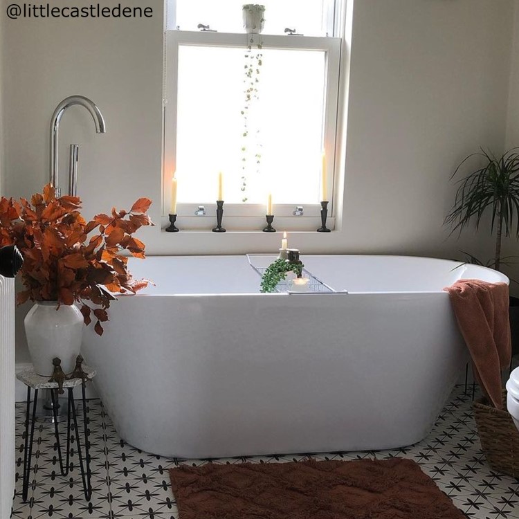 Freestanding Double Ended Bath 1700 x 740mm - Bari
