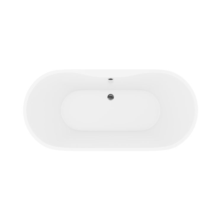 Freestanding Double Ended Bath 1550 x 745mm - Lisbon