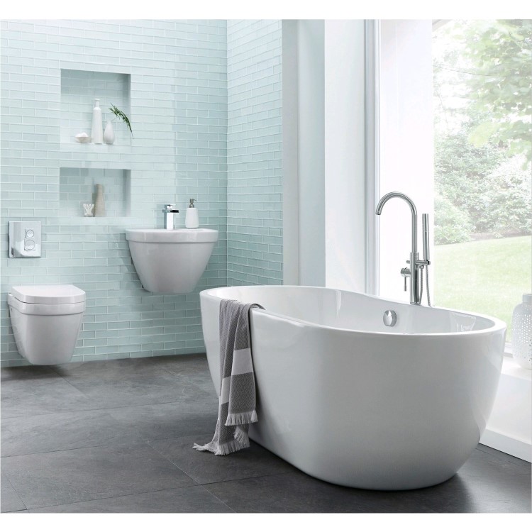 1550 x 750 Double Ended Freestanding Bath - Lisbon Range