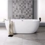 1550 x 750 Double Ended Freestanding Bath - Lisbon Range