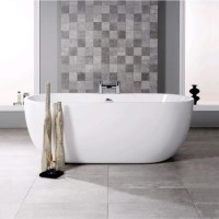 1550 x 750 Double Ended Freestanding Bath - Lisbon Range